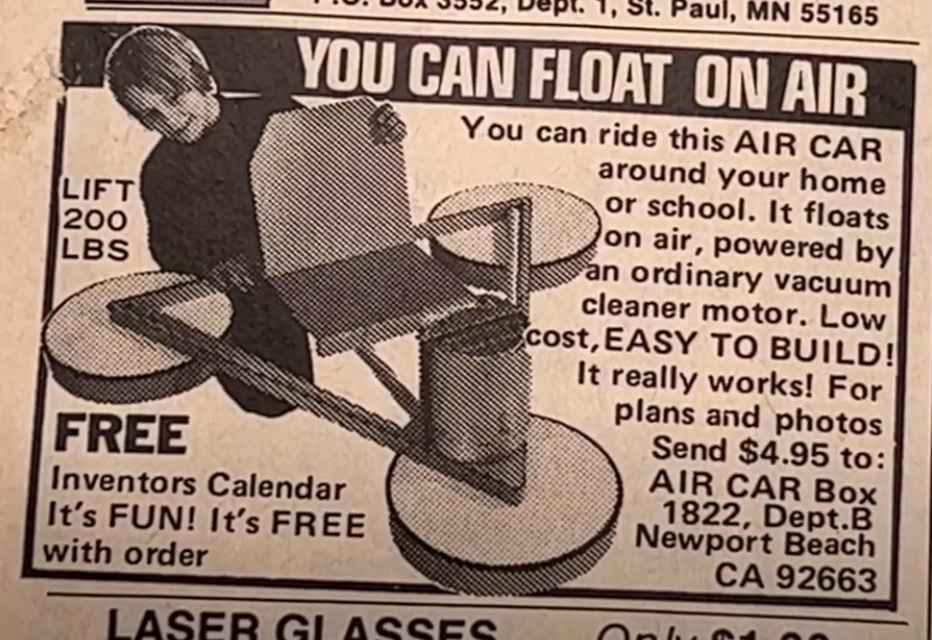 Boys' Life Float On Air Advertisement