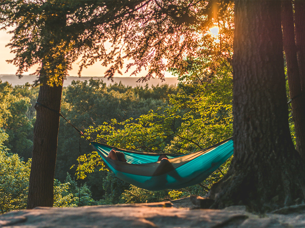 Relaxing in Hammock