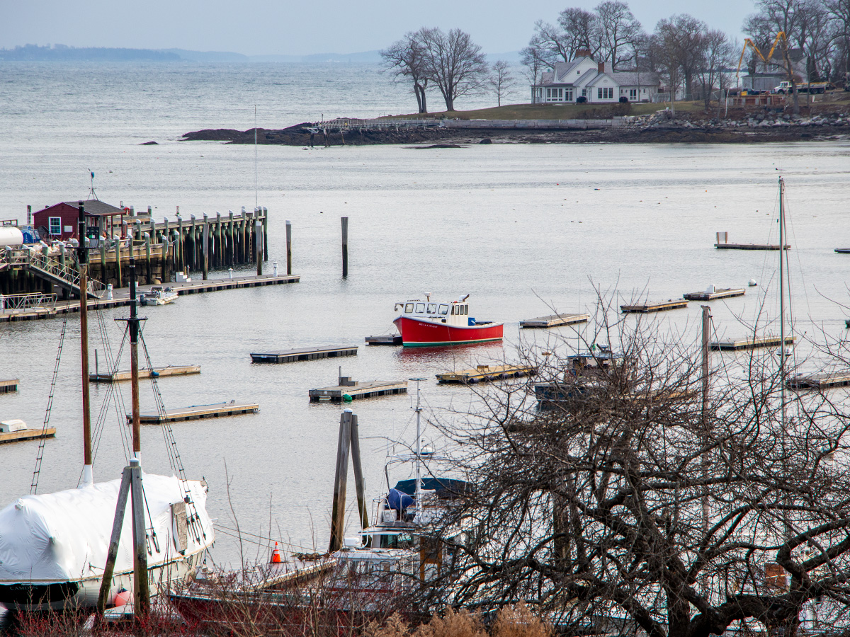View of Camden Harbor From Amphitheater