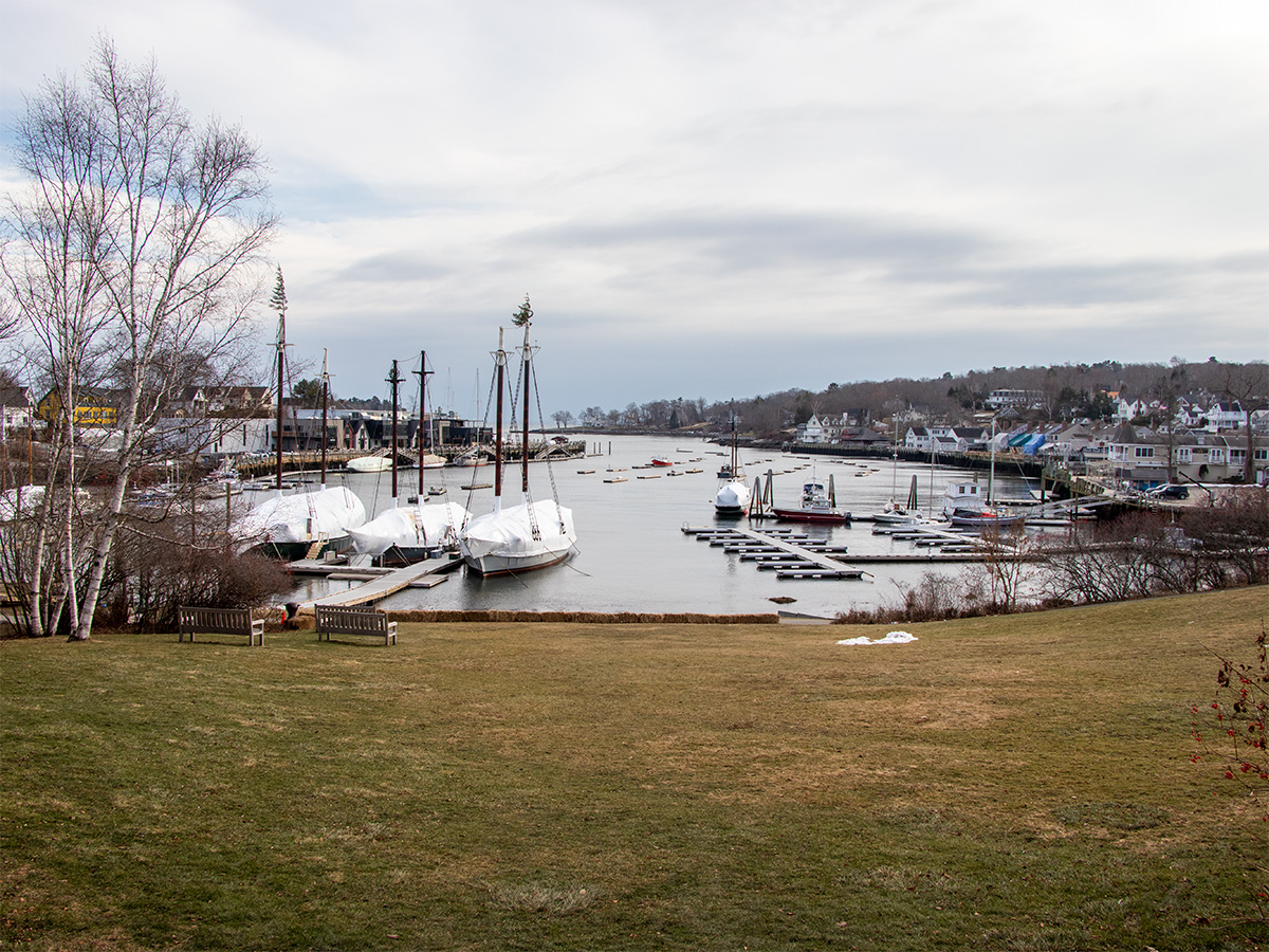 View of Camden Harbor From Atlantic Avenue