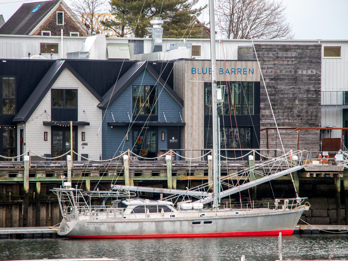 Sailboat in Camden Harbor