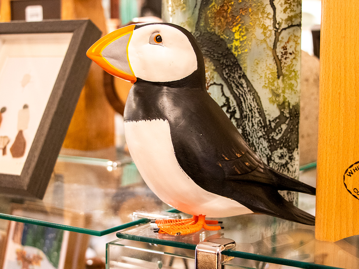 Wooden Puffin